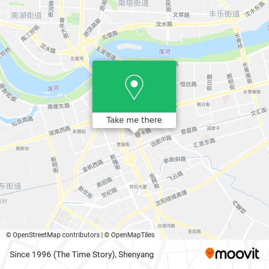Since 1996 (The Time Story) map