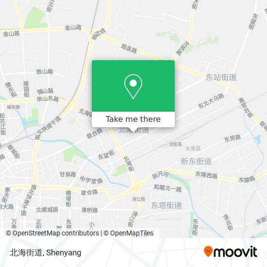 北海街道 map