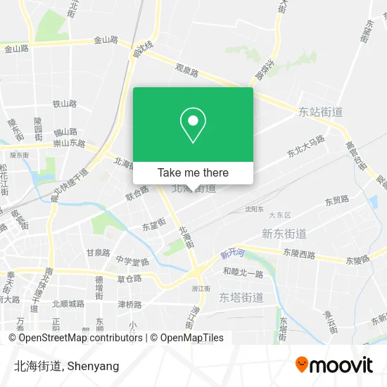 北海街道 map