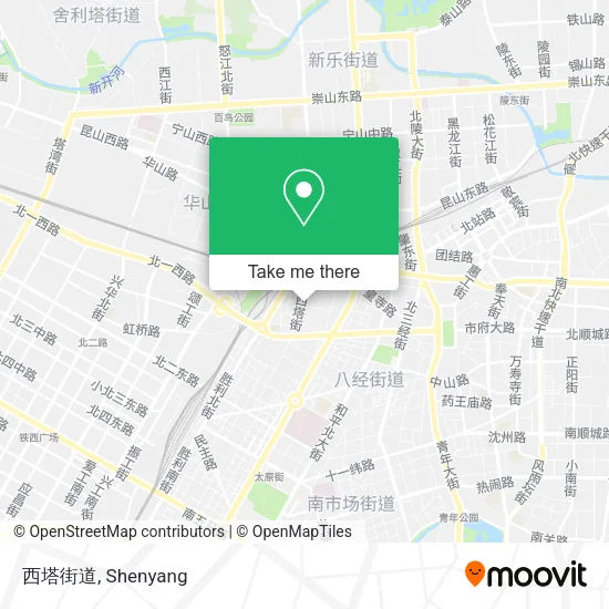 西塔街道 map