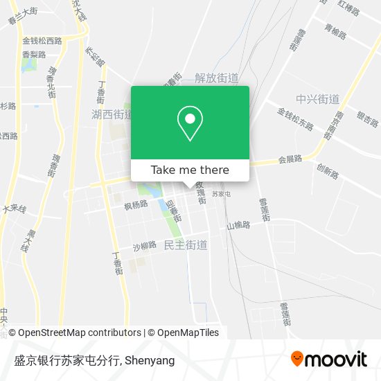 盛京银行苏家屯分行 map