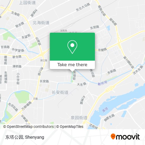 东塔公园 map