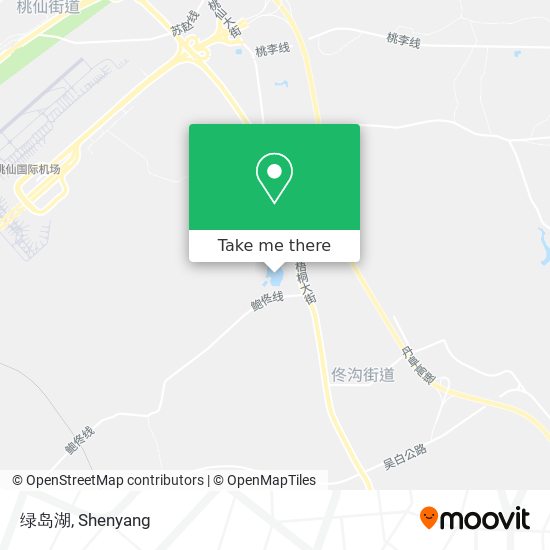 绿岛湖 map