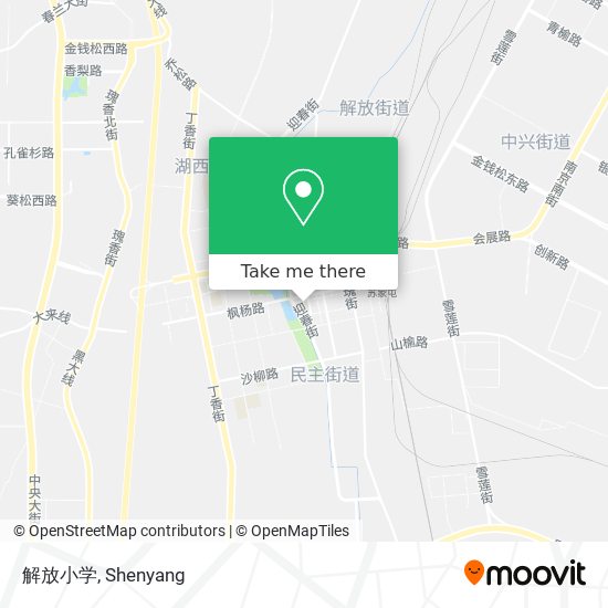 解放小学 map