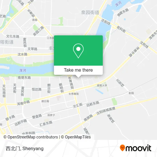 西北门 map