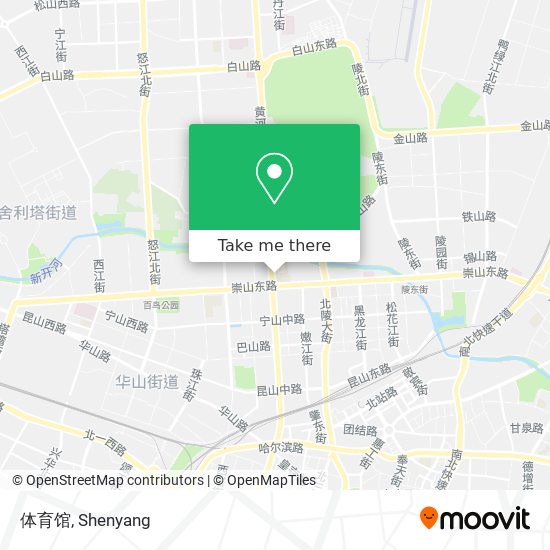 体育馆 map