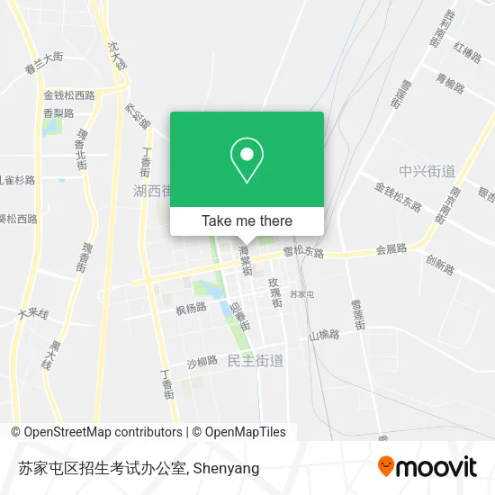 苏家屯区招生考试办公室 map