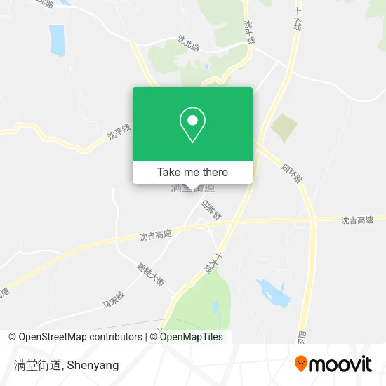 满堂街道 map