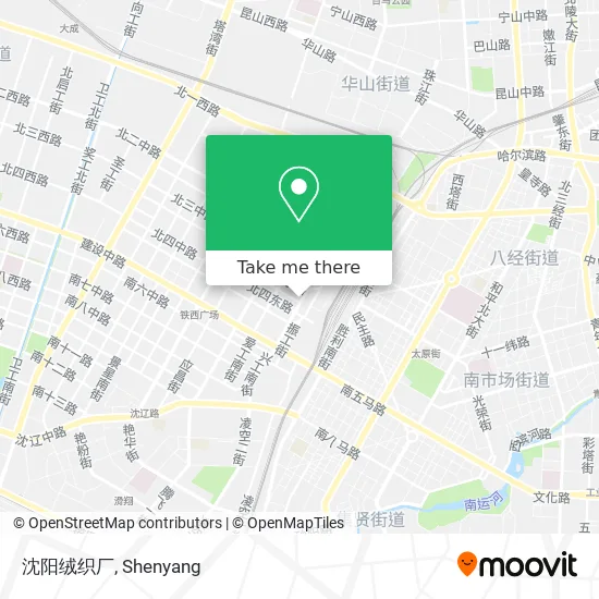 沈阳绒织厂 map