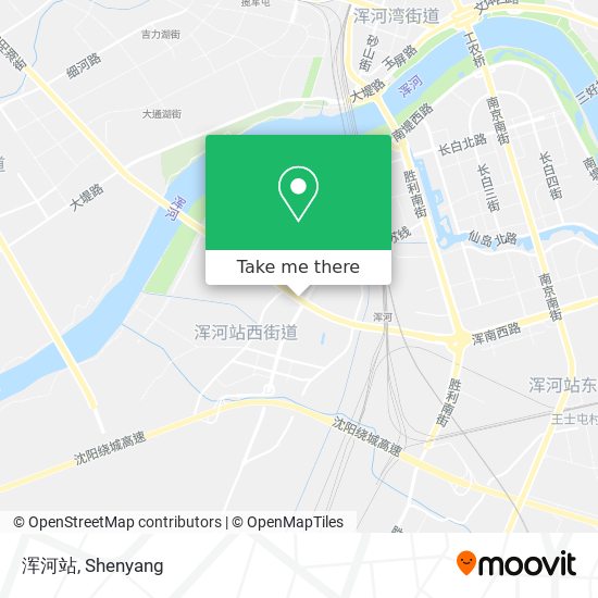 浑河站 map