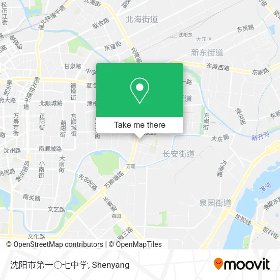 沈阳市第一〇七中学 map