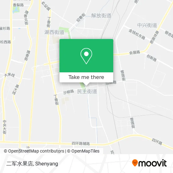 二军水果店 map