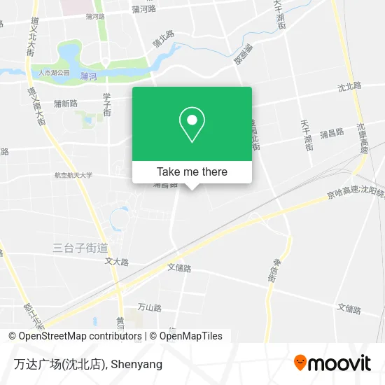 万达广场(沈北店) map