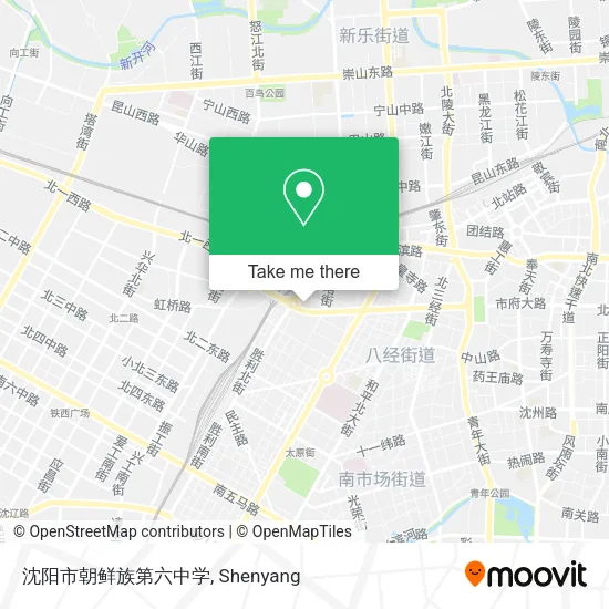 沈阳市朝鲜族第六中学 map