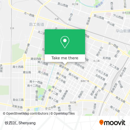 铁西区 map