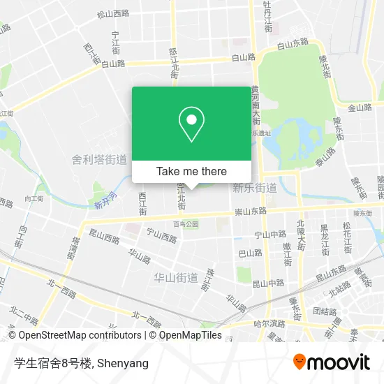 学生宿舍8号楼 map