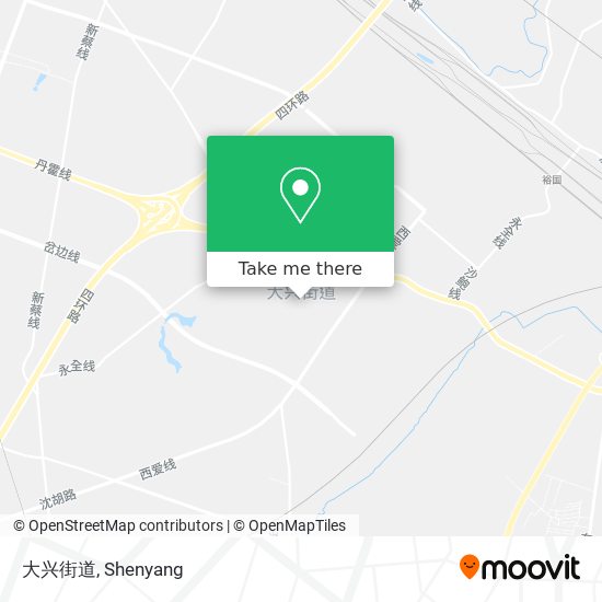 大兴街道 map