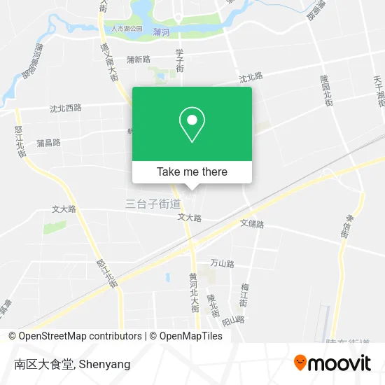南区大食堂 map