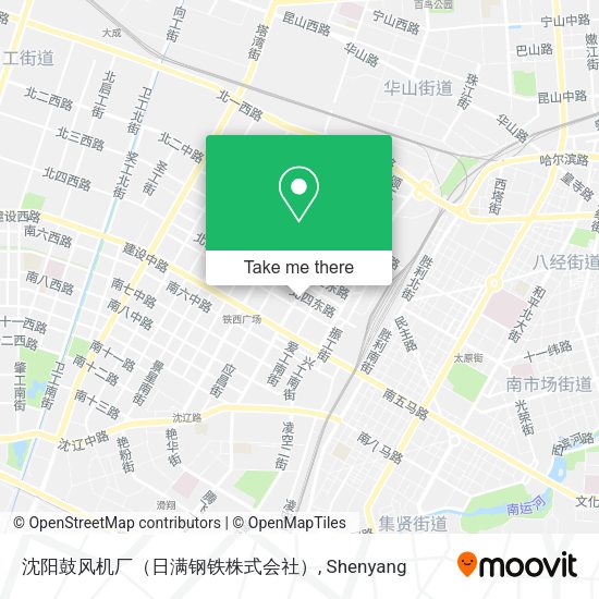 沈阳鼓风机厂（日满钢铁株式会社） map