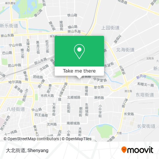 大北街道 map
