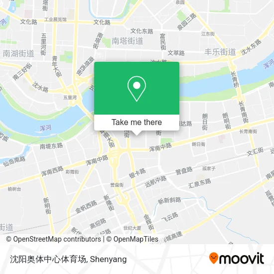 沈阳奥体中心体育场 map