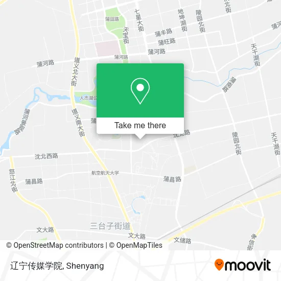 辽宁传媒学院 map