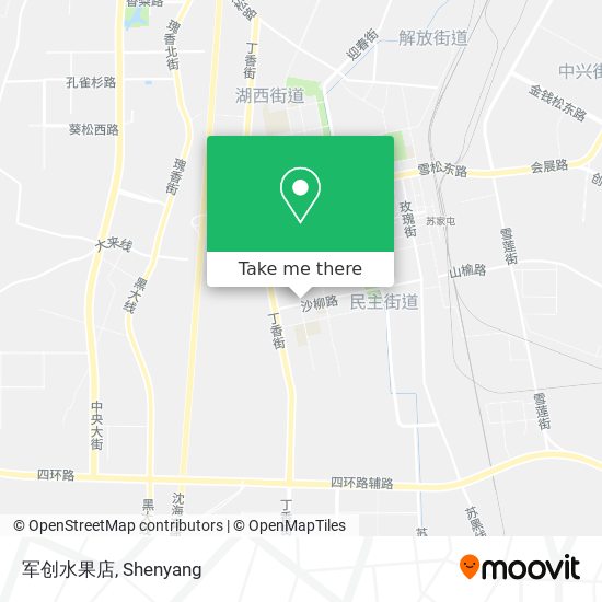军创水果店 map