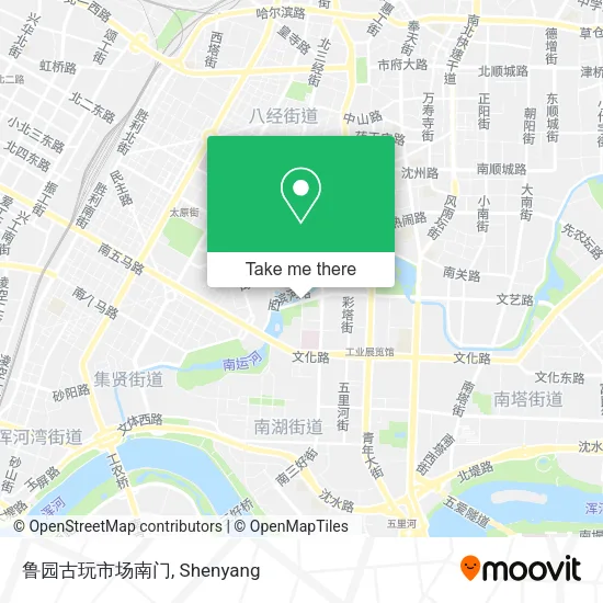 鲁园古玩市场南门 map