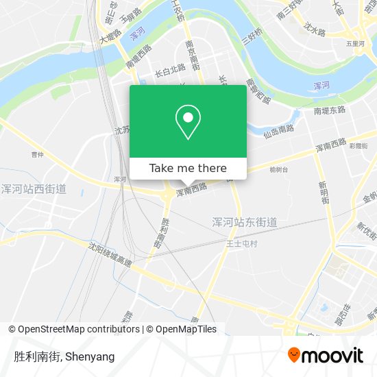 胜利南街 map
