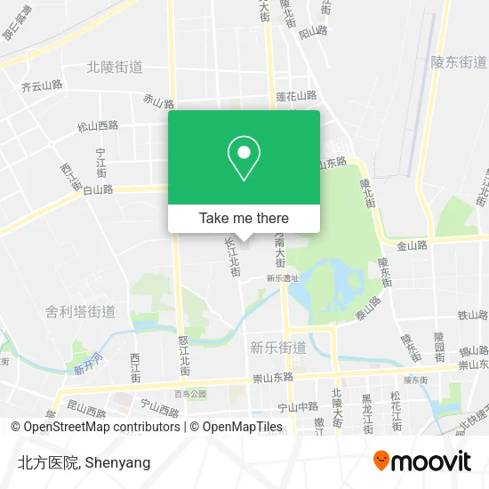 北方医院 map