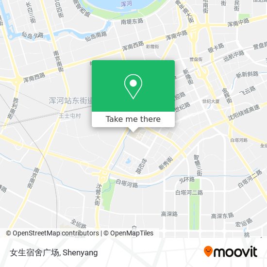 女生宿舍广场 map