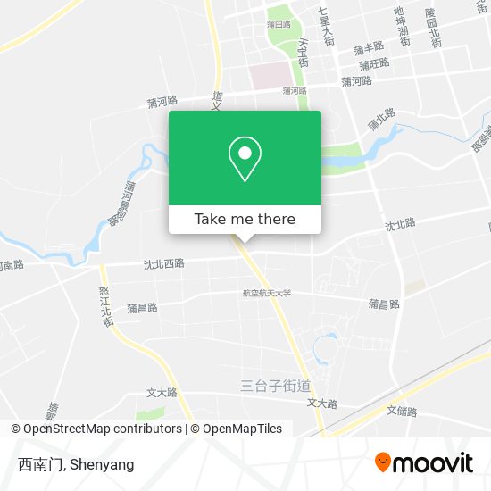 西南门 map