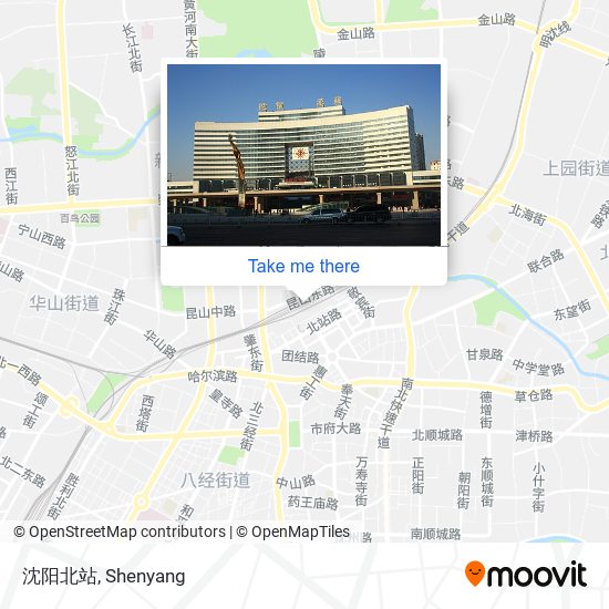 沈阳北站 map