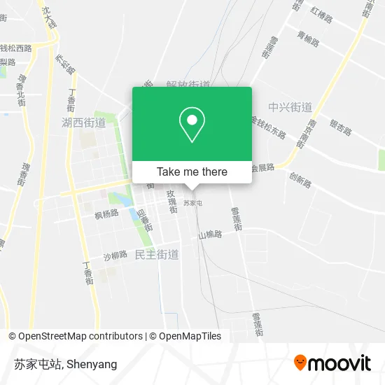 苏家屯站 map