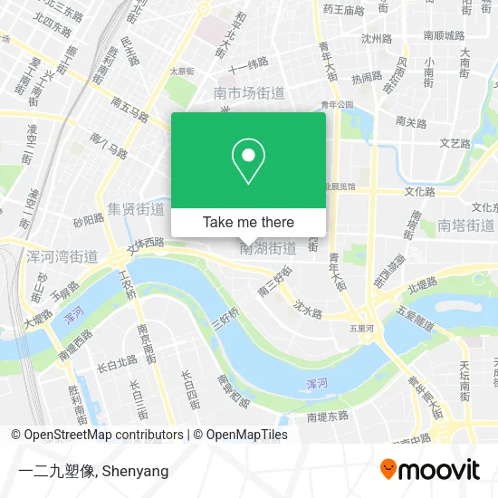 一二九塑像 map