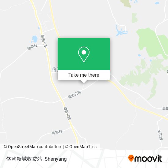 佟沟新城收费站 map