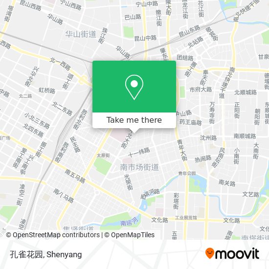 孔雀花园 map