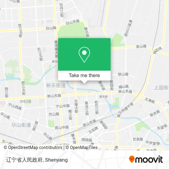 辽宁省人民政府 map