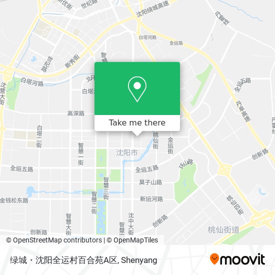 绿城・沈阳全运村百合苑A区 map