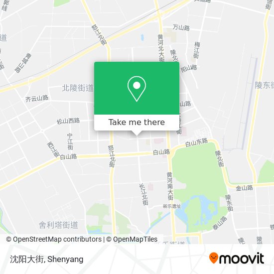 沈阳大街 map