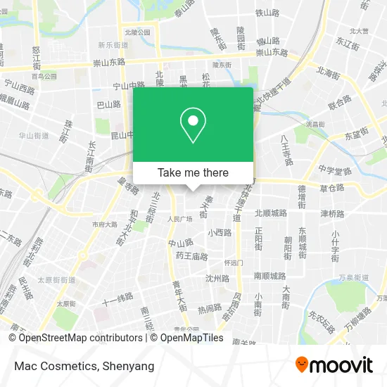 Mac Cosmetics map