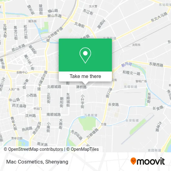 Mac Cosmetics map