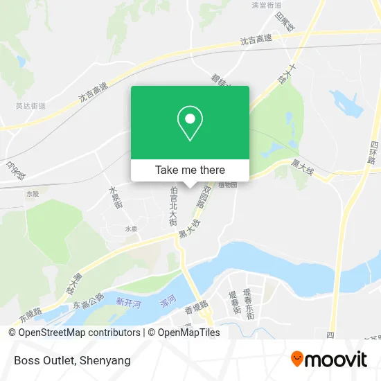 Boss Outlet map