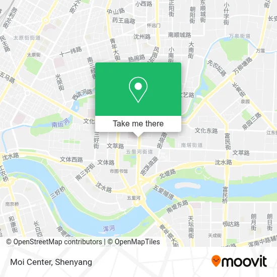 Moi Center map
