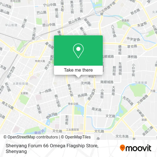 Shenyang Forum 66 Omega Flagship Store map