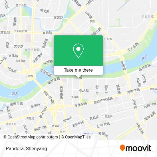 Pandora map