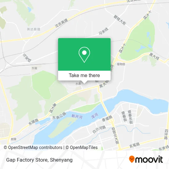Gap Factory Store map
