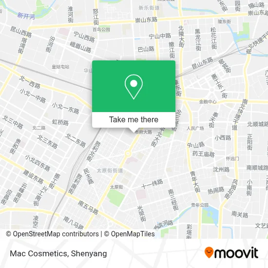 Mac Cosmetics map