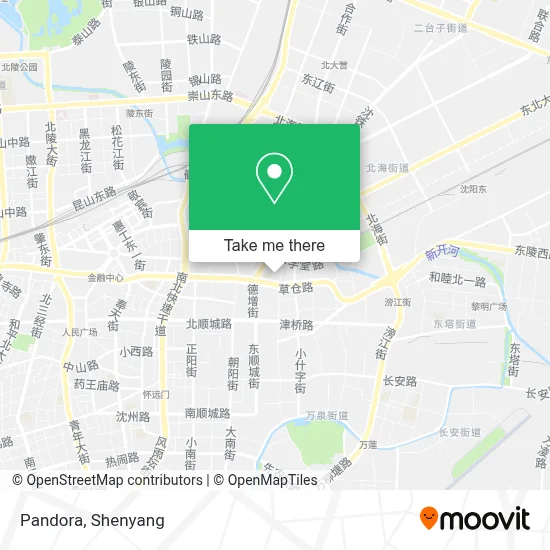 Pandora map