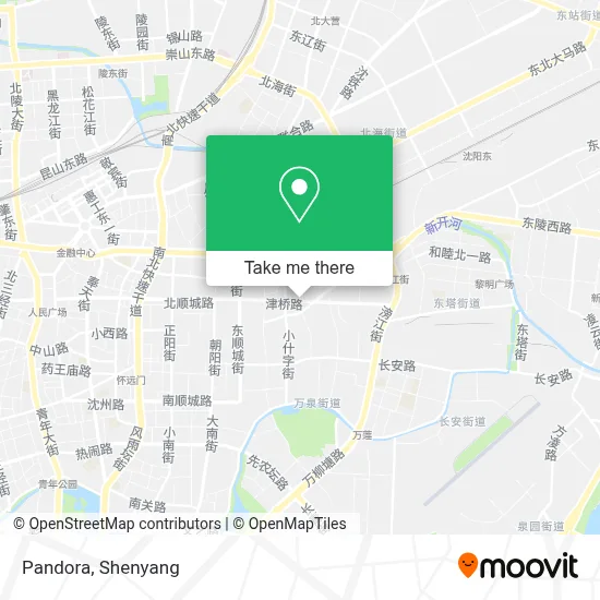 Pandora map